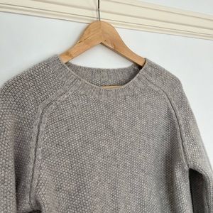 YMC wool cashmere grey jumper fits like S